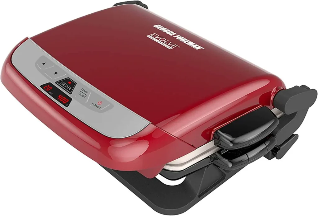 George Foreman 5-Serving Multi-Plate Evolve Grill System with Ceramic Plates